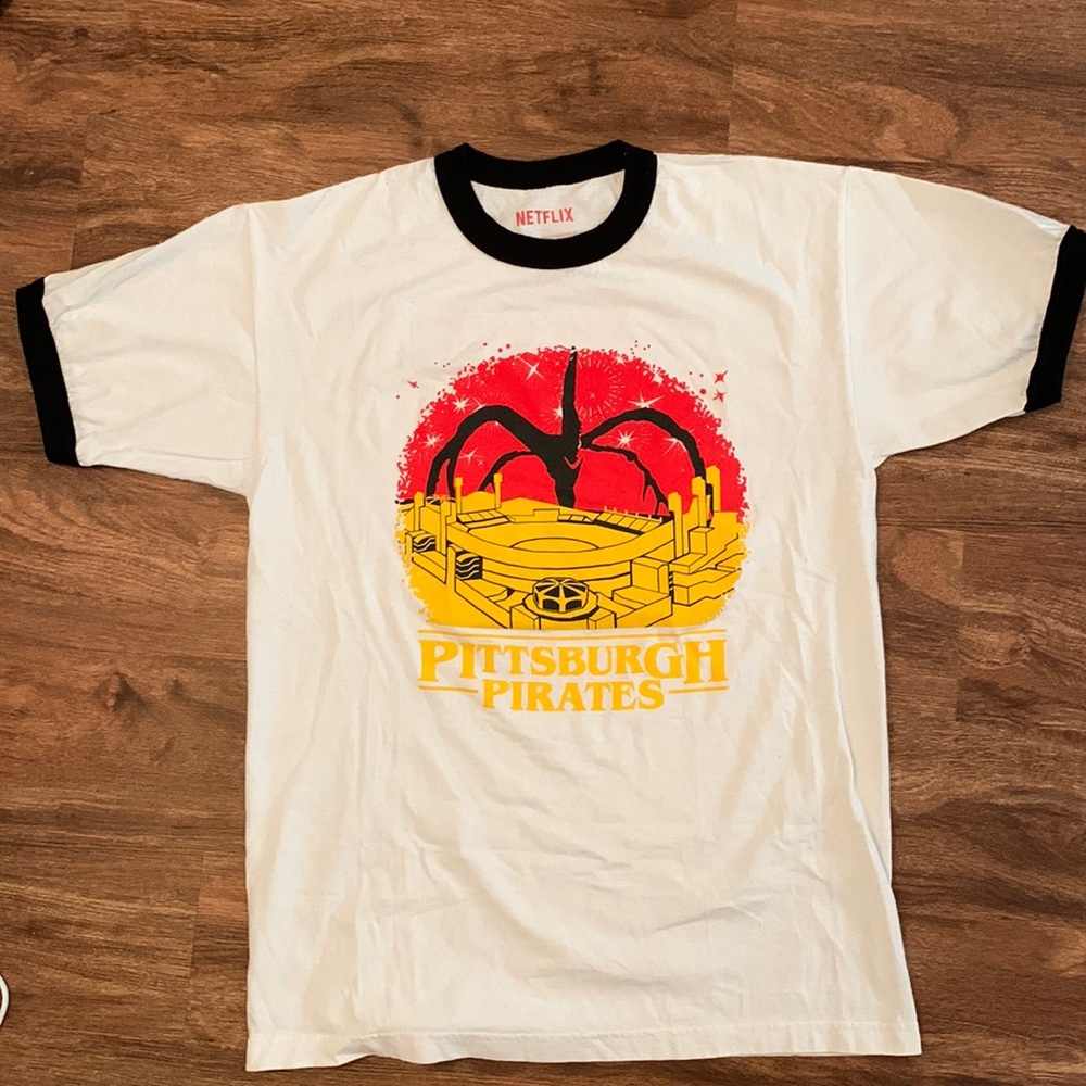 Stranger Things/Pittsburgh Pirates Retro Tee